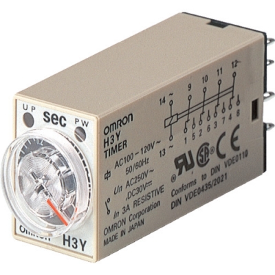 OMRON 歐姆龍 H3Y-2AC200230V-10MIN計(jì)時(shí)器